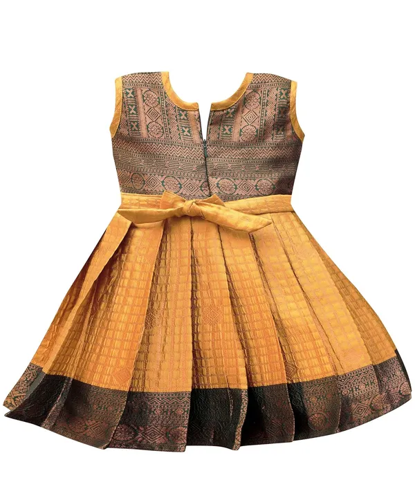 Baby_Girls_Jacquard_Silk_Lehenga_Choli