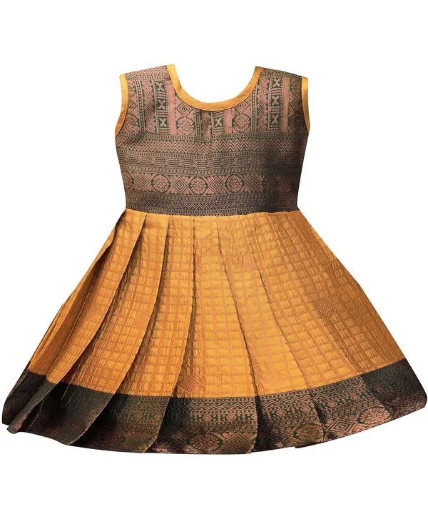 Baby_Girls_Jacquard_Silk_Lehenga_Choli