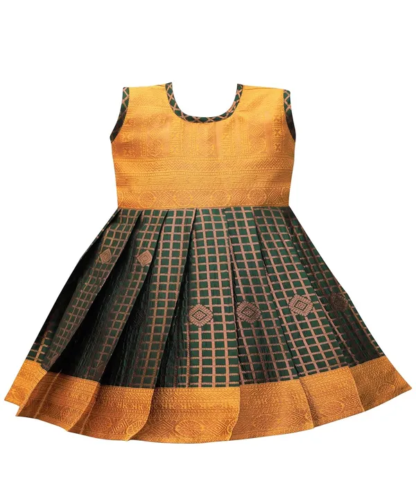 Baby_Girls_Jacquard_Silk_Lehenga_Choli