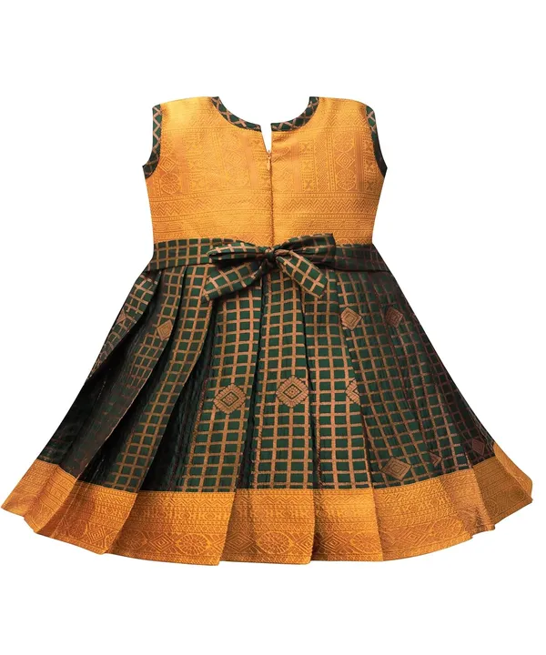 Baby_Girls_Jacquard_Silk_Lehenga_Choli