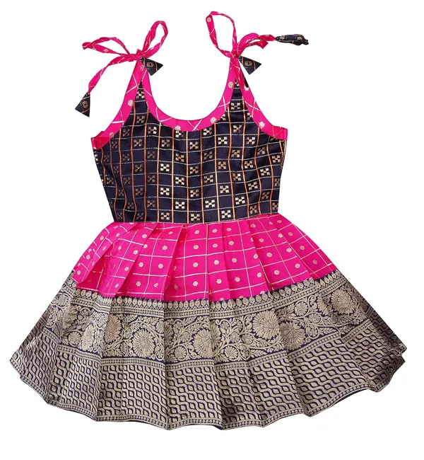 Girls_Pattu_Pavadai_Frock