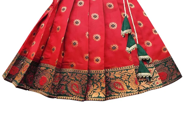 South_Indian_Jacquard_Silk_Frock_Dress
