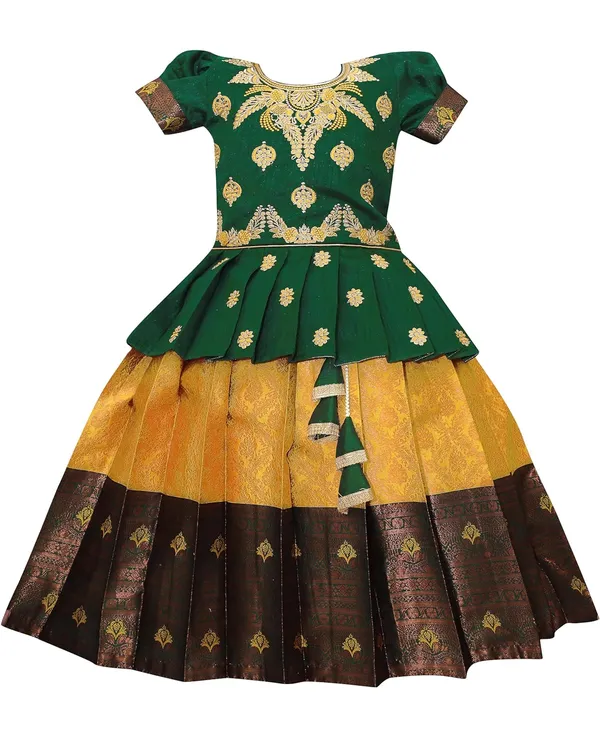 Girls_Jacquard_Lehenga_Choli