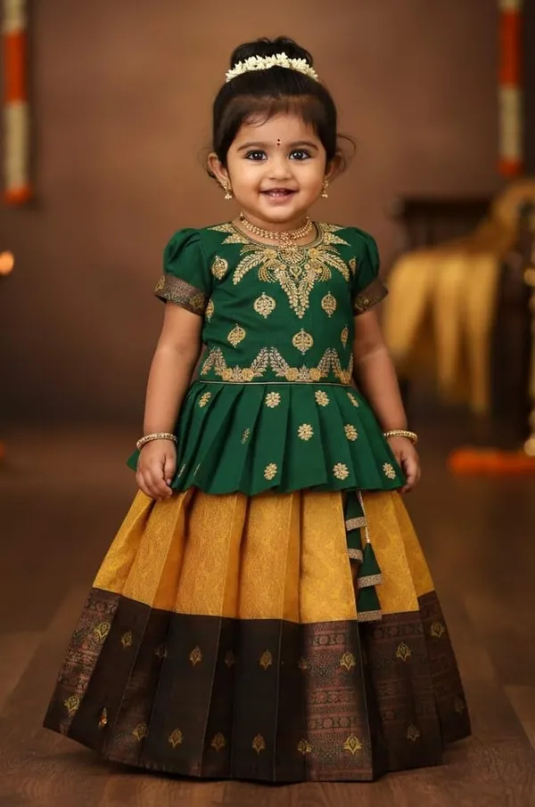 Girls_Jacquard_Lehenga_Choli