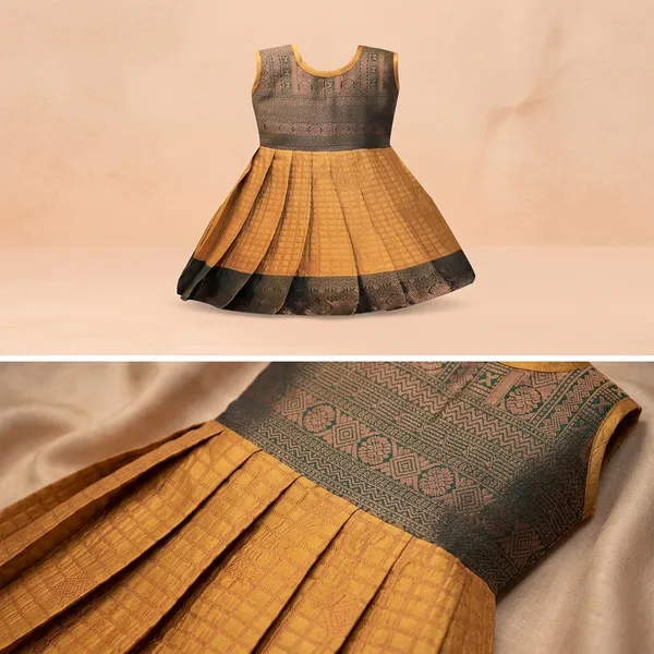Baby_Girls_Jacquard_Silk_Lehenga_Choli