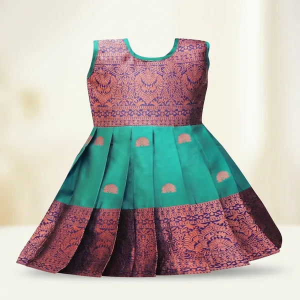 South_Indian_Pattu_Pavadai_Lehenga_Choli