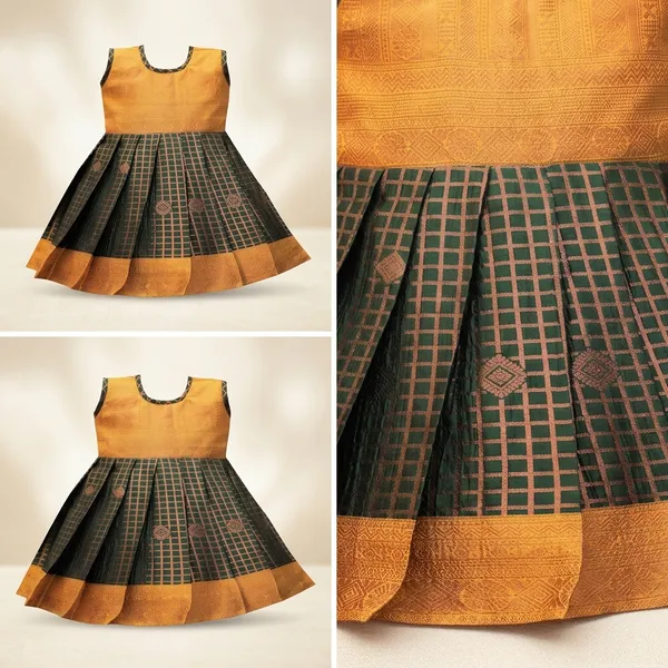 Baby_Girls_Jacquard_Silk_Lehenga_Choli