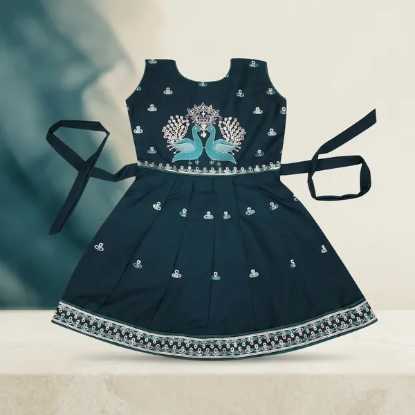 Girls_Cotton_Embroidered_Fit_Flare_Dress