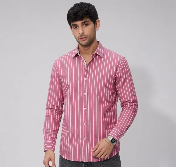 Pink_Cotton_80%_With_Polyster_20%_Regular_Fit_Shirt_For_Men
