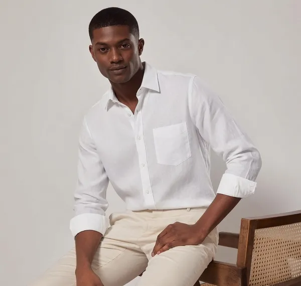 White_And_Black_Cotton_80%_With_Polyster_20%_Regular_Fit_Shirt_For_Men_Pack_Of_2