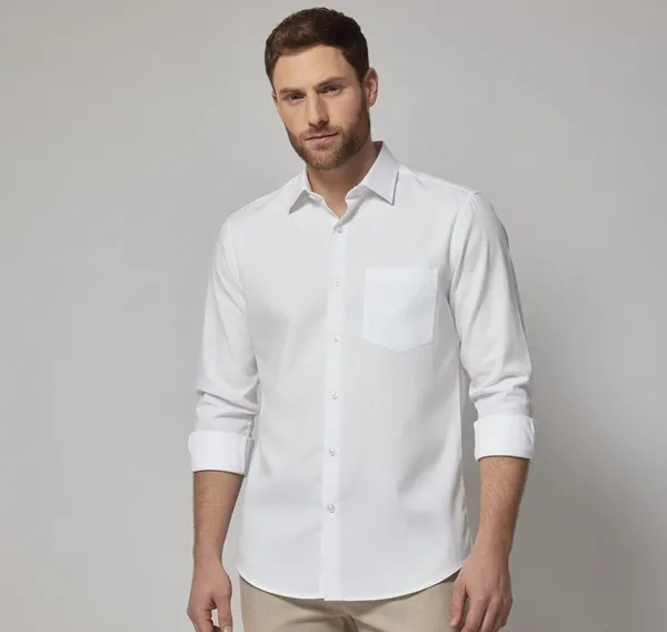 White_And_Black_Cotton_80%_With_Polyster_20%_Regular_Fit_Shirt_For_Men_Pack_Of_2