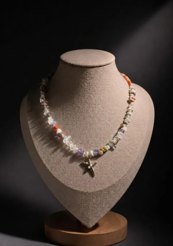 Multicolour_Natural_Stone_Chip_Bohemian_Beaded_Necklace_For_Women