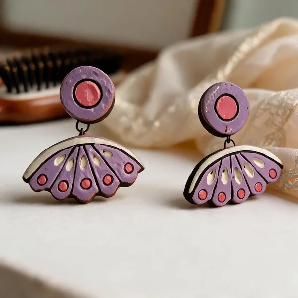 Blue_Terracotta_Handpainted_Butterfly_Wing_Earrings_For_Women