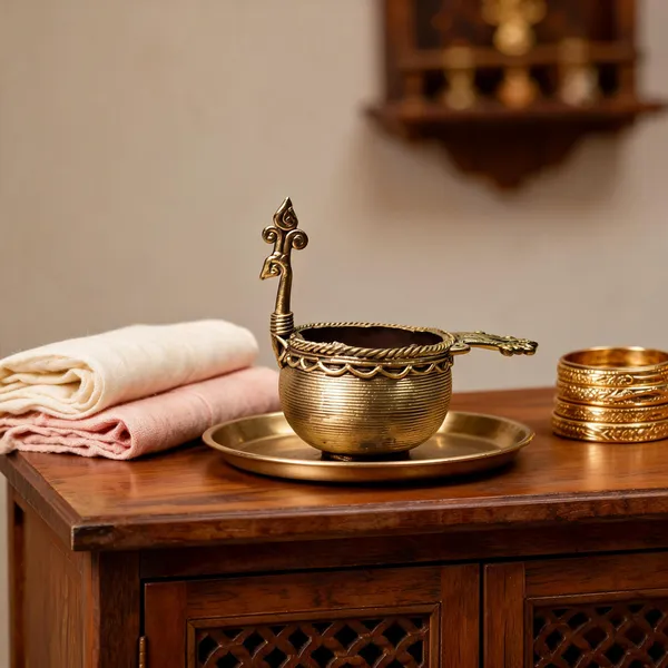 Brass_Dokra_Handcrafted_Peacock_Shape_Decorative_Utility_Box