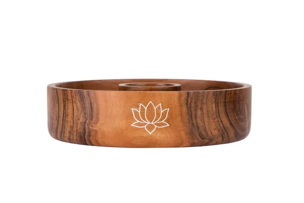 Wooden_Lotus_Design_Chip_And_Dip_Bowl