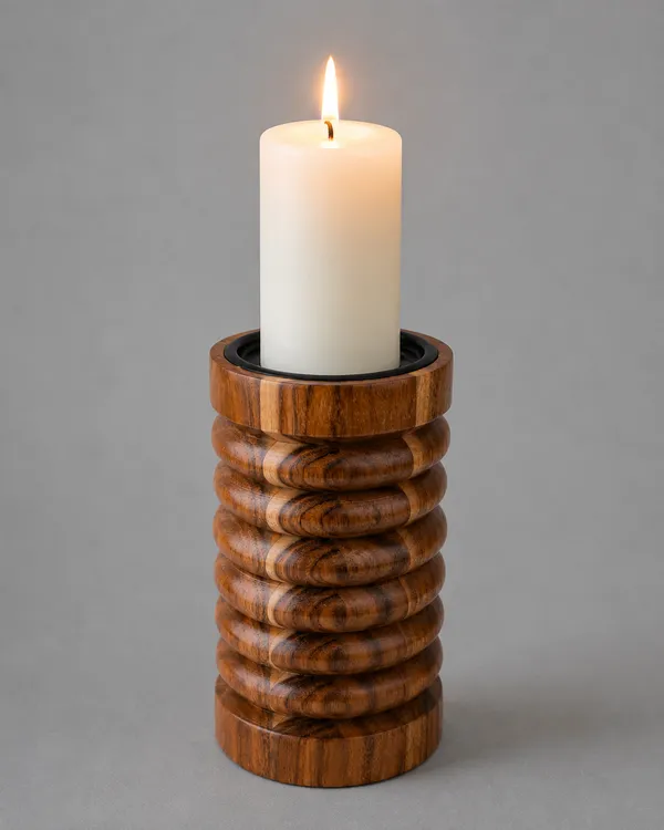 Wooden_Cylindrical_Candle_Holder