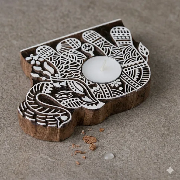 Wooden_Elephant_Shaped_Hand-Carved_Tealight_Candle_Stand