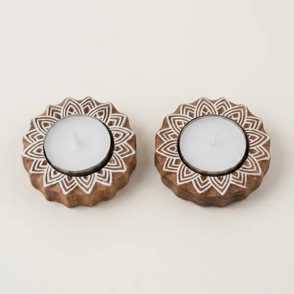 Wooden_Sunburst_Design_Tealight_Candle_Stand_-_Pack_Of_2