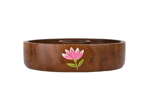 Wooden_Lotus_Design_Chip_And_Dip_Bowl