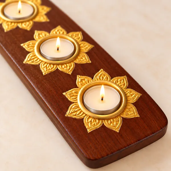 Lotus_3_Tea_Light_Holder