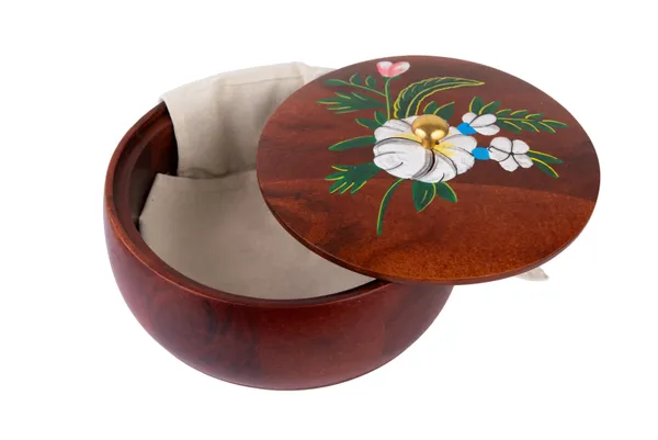 Hand-Painted_Wooden_Round_Roti_Box_With_Floral_Design