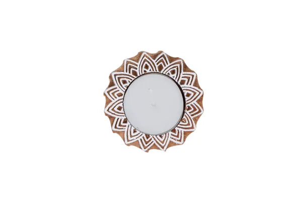 Wooden_Sunburst_Design_Tealight_Candle_Stand_-_Pack_Of_2