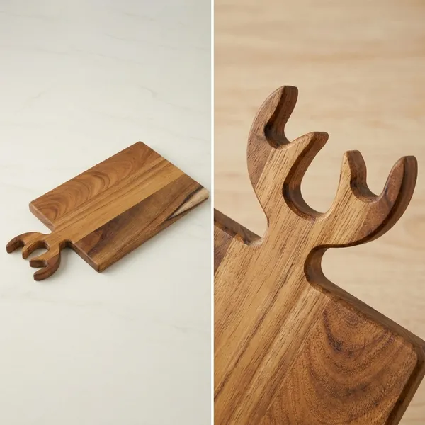 Wooden_Deer_Handle_Chopping_Board