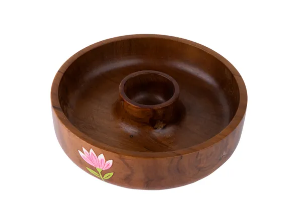 Wooden_Lotus_Design_Chip_And_Dip_Bowl