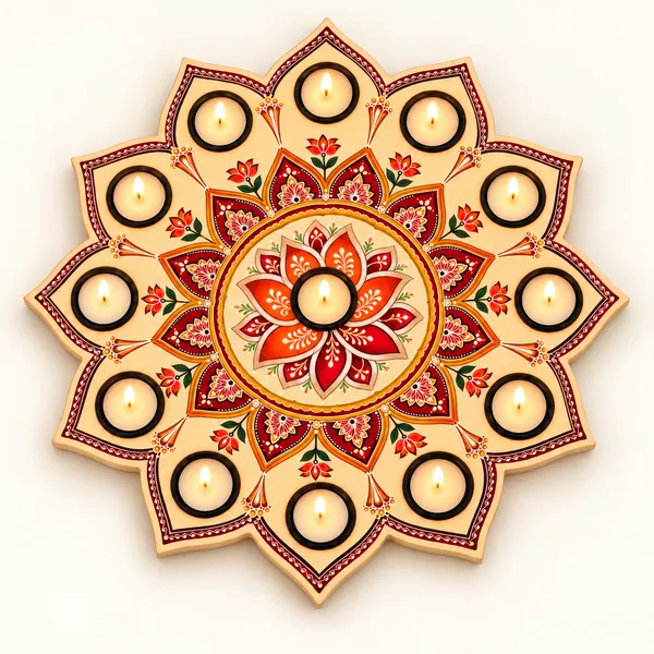 Lotus_Mandala_Rangoli_Tealight