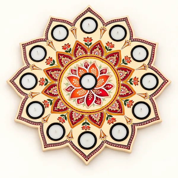 Lotus_Mandala_Rangoli_Tealight