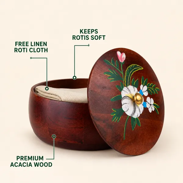 Hand-Painted_Wooden_Round_Roti_Box_With_Floral_Design