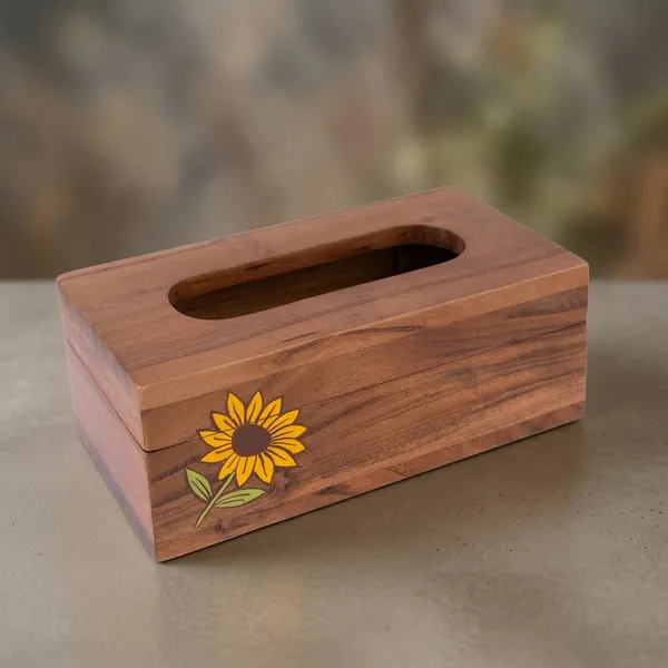 Wooden_Sunflower_Design_Tissue_Box_Holder
