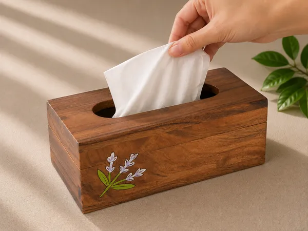 Wooden_Tulip_Design_Rectangular_Tissue_Box_Holder