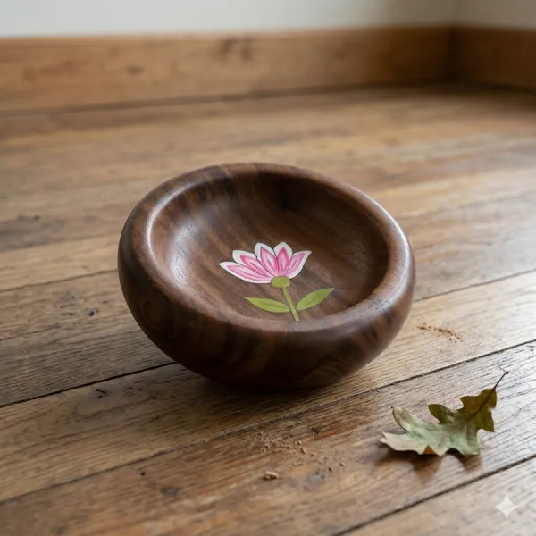 Wooden_Round_Serving_Tray_With_Hand_Painted_Lotus_Design