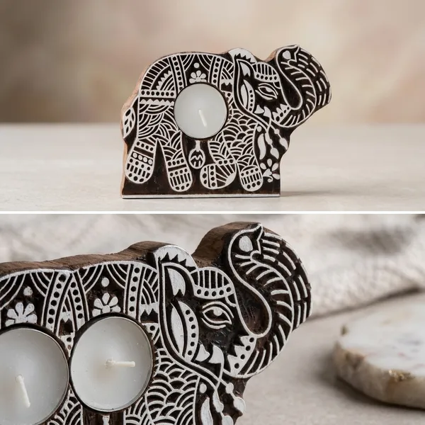 Wooden_Elephant_Shaped_Hand-Carved_Tealight_Candle_Stand