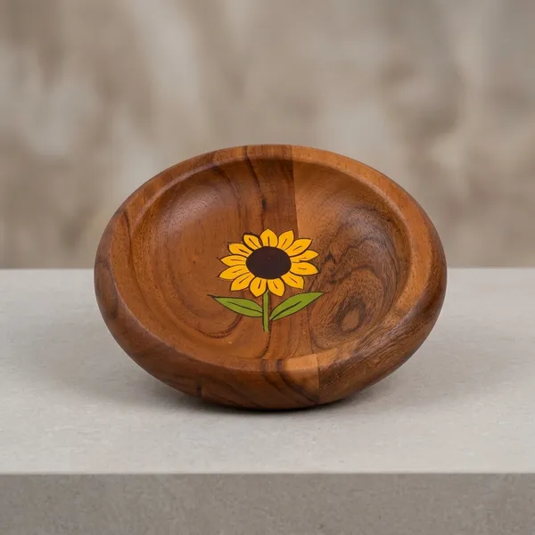Wooden_Round_Serving_Tray_With_Hand_Painted_Sunflower_Design