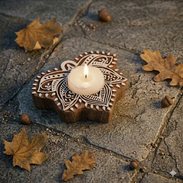 Wooden_Lotus_Flower_Design_Tealight_Candle_Stand