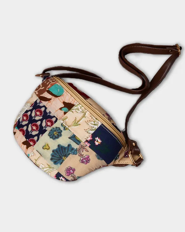 Patchwork_Convertible_Sling_Bag_Fanny_Pack