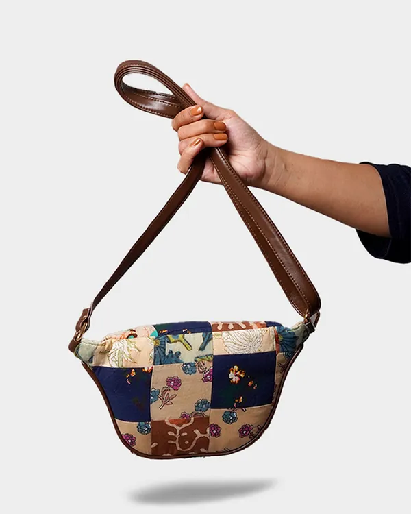 Patchwork_Convertible_Sling_Bag_Fanny_Pack