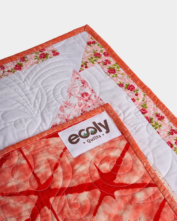 Sweet_Apricot_Blooms_Baby_Quilt