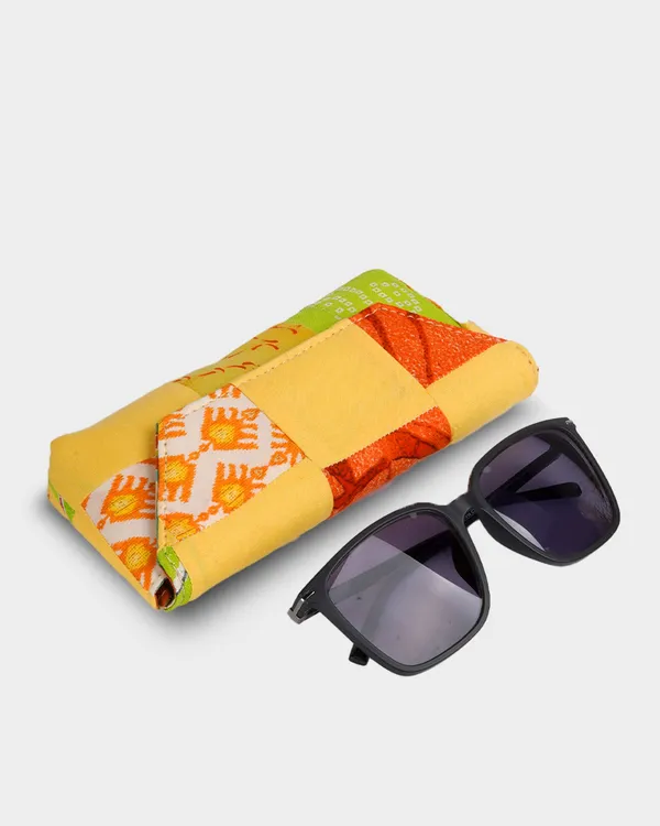 Ochre_Block_Quilt_Eyewear_Case