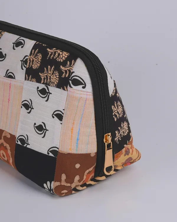 Onyx_Clay_Floral_Quilted_Pouch