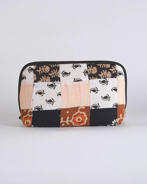 Onyx_Clay_Floral_Quilted_Pouch