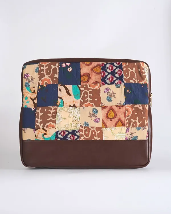 Cocoa_Indigo_Botanical_Patchwork_Laptop_Bag
