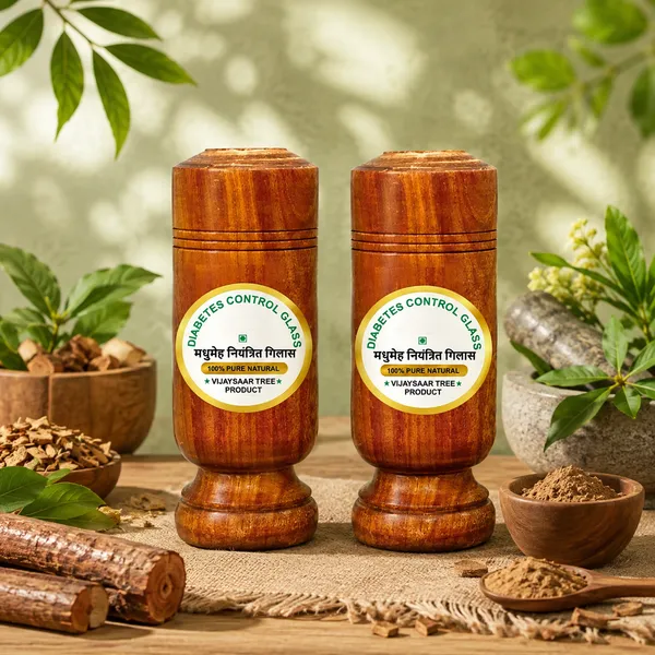 Vijaysar_Wooden_Glass_For_Diabetes_&_Blood_Sugar_|_Lab_Tested_Heartwood_Tumbler_|_Madhumeh_Ayurvedic_Cup_|_Indian_Kino_Tree_Pterocarpus_Marsupiur_|_100ml_Capacity_|_Handcrafted_|_VijayaPure_Pack_Of_2_