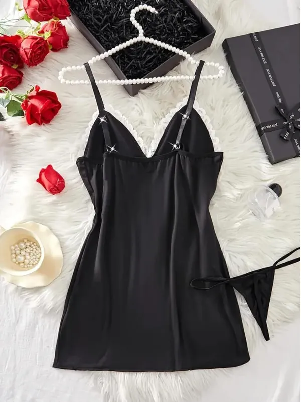 Black_Malai_Satin_Lace_Trim_Slip_Nightdress_For_Women