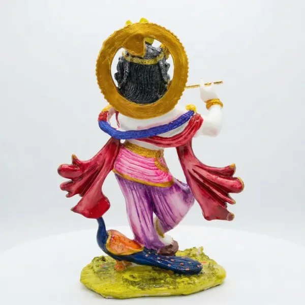 Divine_Lord_Krishna_with_Peacock_Idol_|_Krishna_Ji_Murti_Showpiece