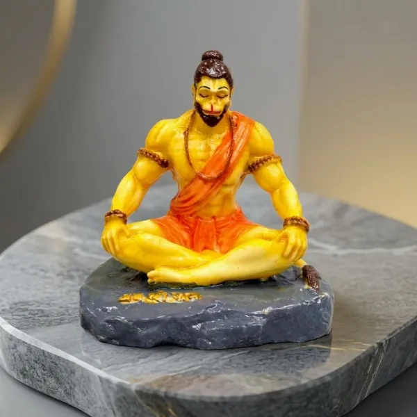 Yellow_Resin_Meditating_Figurine_Dashboard_Idol