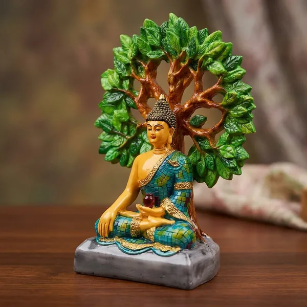 Resin_Spiritual_Buddha_Under_Bodhi_Tree_Meditation_Idol