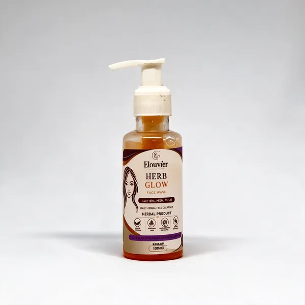 Elouvier_Herb_Glow_Neem_Tulsi_Aloe_Vera_Face_Wash